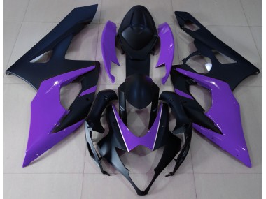 05-06 Noir Mat & Violet GSXR 1000 Carénage Moto