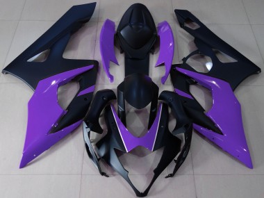 05-06 Noir Mat & Violet GSXR 1000 Carénage Moto