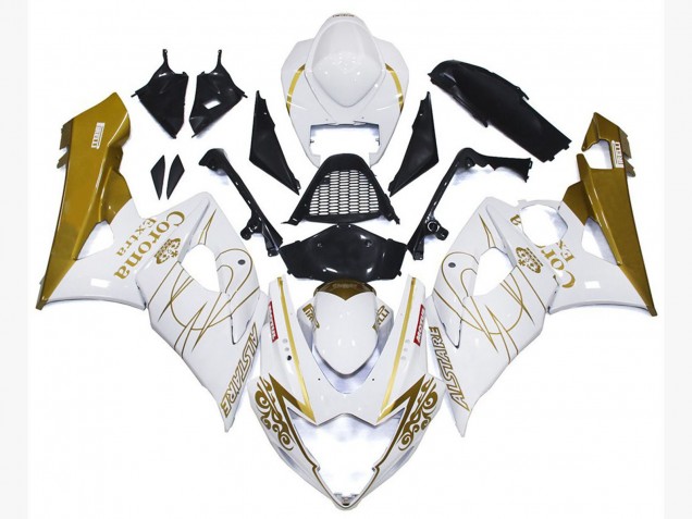 05-06 Or Brillant Corona Personnalisé GSXR 1000 Carénage Moto 05-06 Or Brillant Corona Personnalisé GSXR 1000 Carénage Moto