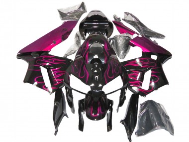 05-06 Rose Brillant Flamme CBR600RR Carénage Moto
