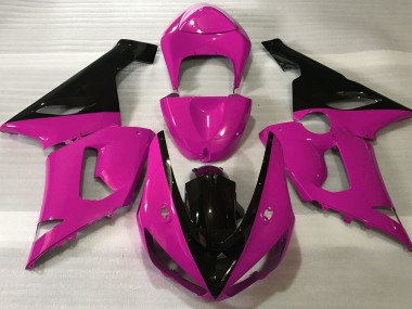 05-06 Rose Brillant & Noir ZX6R Carénage Moto