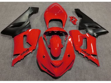 05-06 Rouge Brillant ZX6R Carénage Moto