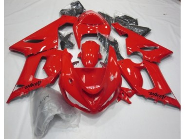 05-06 Rouge Brillant ZX6R Carénage Moto