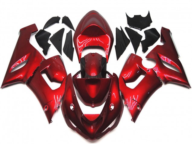 05-06 Rouge Marron ZX6R Carénage Moto