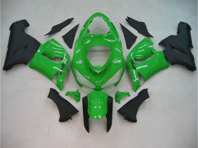 05-06 Vert Brillant Mat ZX6R Carénage Moto 05-06 Vert Brillant Mat ZX6R Carénage Moto