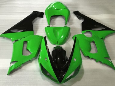05-06 Vert Brillant & Noir ZX6R Carénage Moto