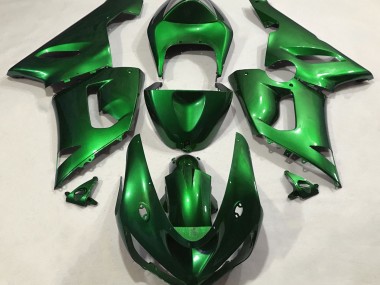 05-06 Vert Métallisé ZX6R Carénage Moto