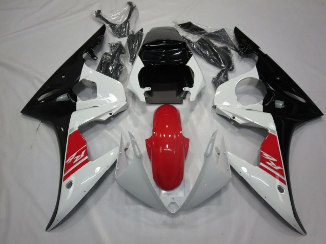 05 Noir Blanc & Rouge R6 Carénage Moto 05 Noir Blanc & Rouge R6 Carénage Moto