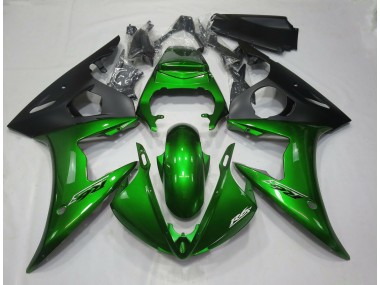 05 Vert Foncé Brillant R6 Carénage Moto