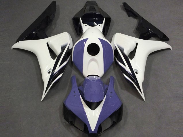 06-07 Blanc Brillant Bleu & Noir CBR1000RR Carénage Moto 06-07 Blanc Brillant Bleu & Noir CBR1000RR Carénage Moto