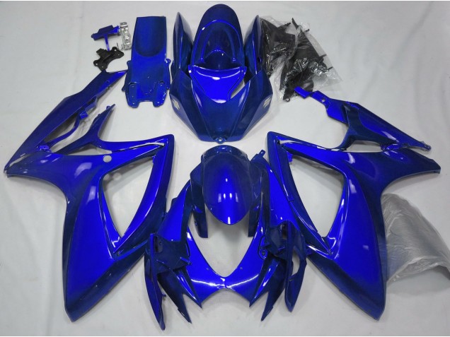 06-07 Bleu Brillant Uni GSXR 600-750 Carénage Moto 06-07 Bleu Brillant Uni GSXR 600-750 Carénage Moto