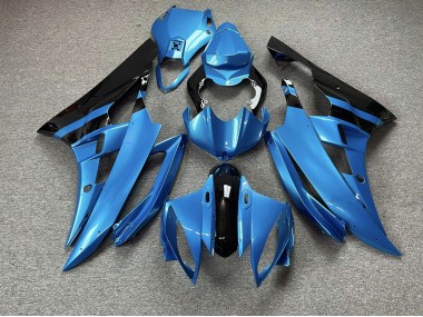 06-07 Bleu Ciel & Noir R6 Carénage Moto