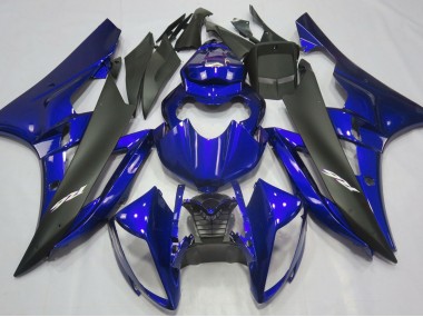 06-07 Bleu Métallisé & Noir R6 Carénage Moto