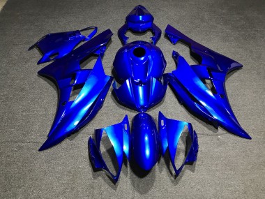 06-07 Bleu Métallisé Uni R6 Carénage Moto