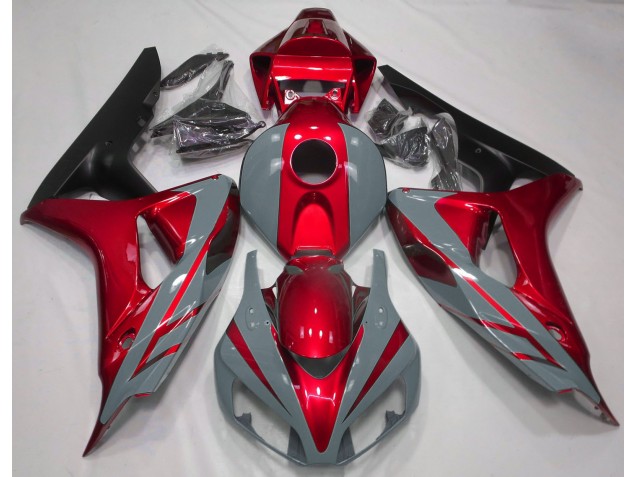 06-07 Nardo Gris & Rouge CBR1000RR Carénage Moto 06-07 Nardo Gris & Rouge CBR1000RR Carénage Moto