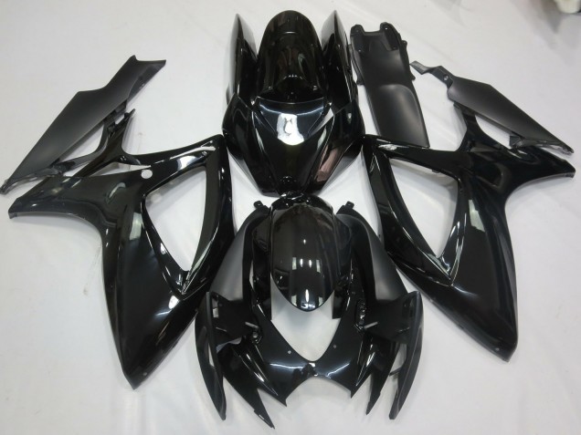 06-07 Noir Brillant GSXR 600-750 Carénage Moto 06-07 Noir Brillant GSXR 600-750 Carénage Moto