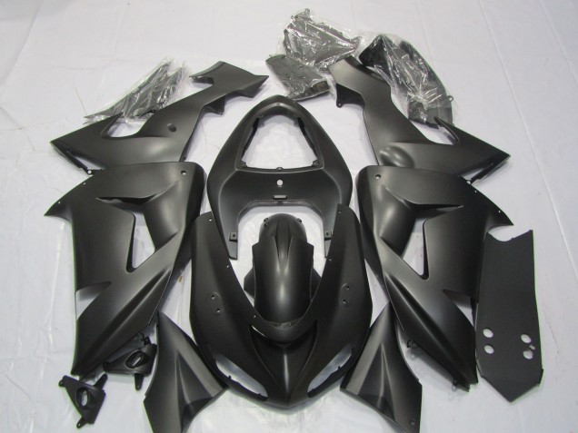 06-07 Noir Mat ZX10R Carénage Moto 06-07 Noir Mat ZX10R Carénage Moto