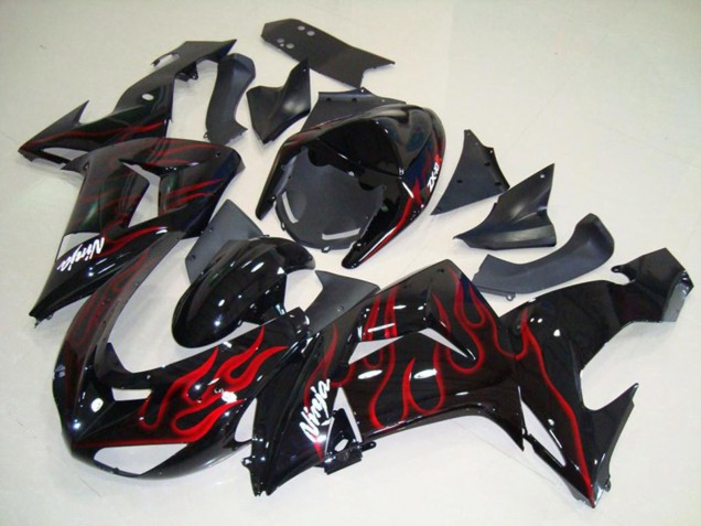 06-07 Rosso Fiamma ZX10R Carénage Moto 06-07 Rosso Fiamma ZX10R Carénage Moto