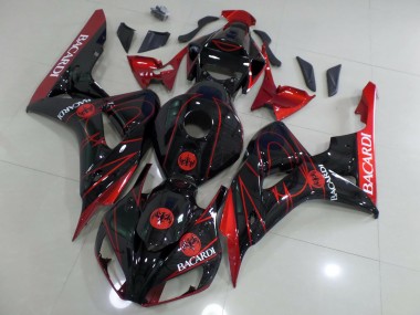06-07 Rouge Bacardi CBR1000RR Carénage Moto