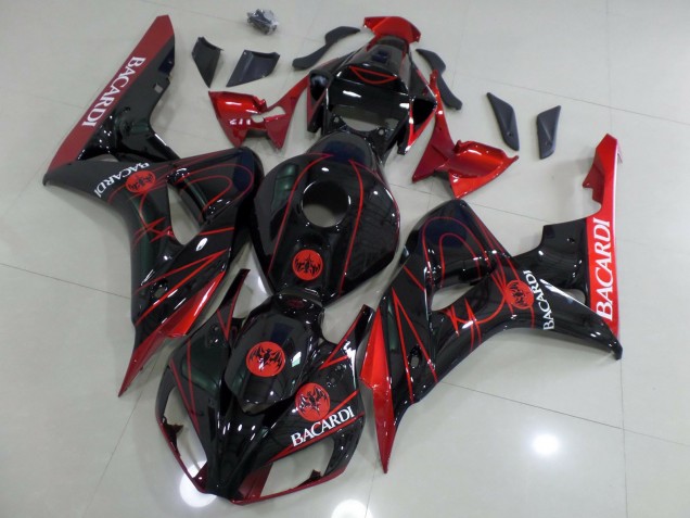 06-07 Rouge Bacardi CBR1000RR Carénage Moto 06-07 Rouge Bacardi CBR1000RR Carénage Moto