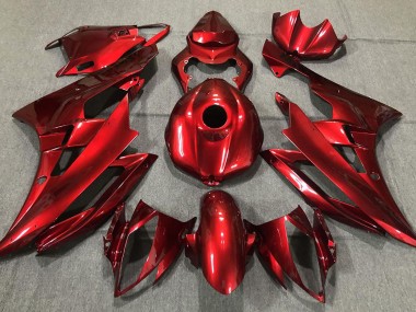 06-07 Rouge Brillant R6 Carénage Moto