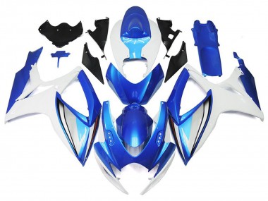 06-07 Style Bleu Clair & Bleu Profond OEM GSXR 600-750 Carénage Moto