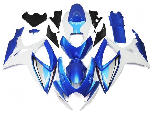 06-07 Style Bleu Clair & Bleu Profond OEM GSXR 600-750 Carénage Moto 06-07 Style Bleu Clair & Bleu Profond OEM GSXR 600-750 Carénage Moto
