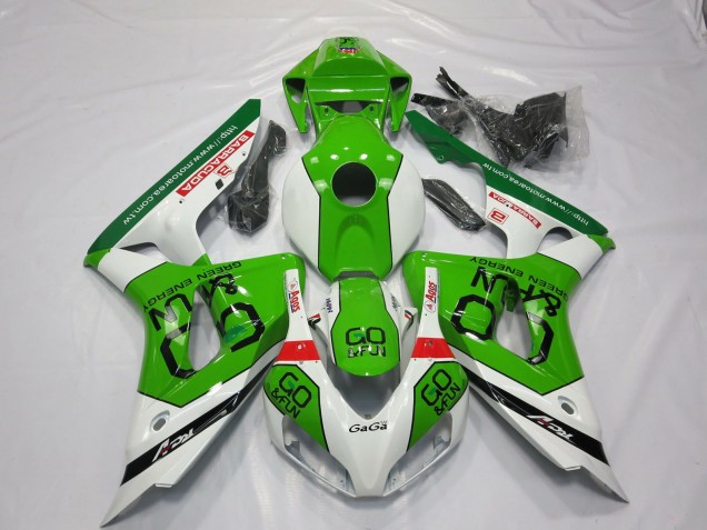 06-07 Vert & Blanc CBR1000RR Carénage Moto 06-07 Vert & Blanc CBR1000RR Carénage Moto