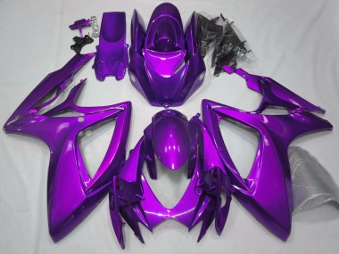 06-07 Violet Brillant Uni GSXR 600-750 Carénage Moto