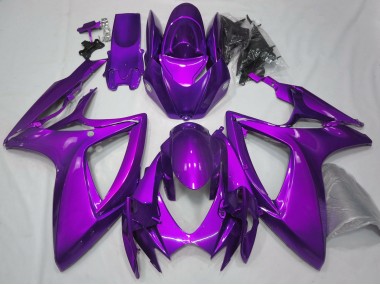 06-07 Violet Brillant Uni GSXR 600-750 Carénage Moto