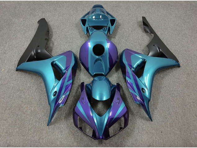 06-07 Violet & Émeraude CBR1000RR Carénage Moto 06-07 Violet & Émeraude CBR1000RR Carénage Moto