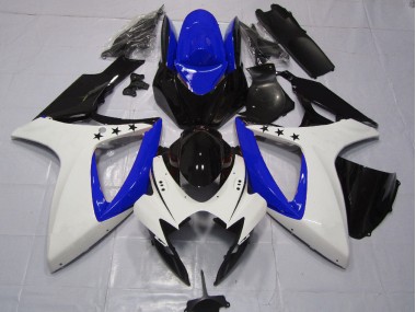 06-07 Étoile Bleu Foncé GSXR 600-750 Carénage Moto
