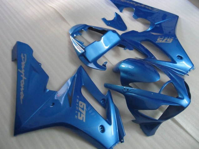 06-08 Bleu Vif Daytona 675 Carénage Moto 06-08 Bleu Vif Daytona 675 Carénage Moto