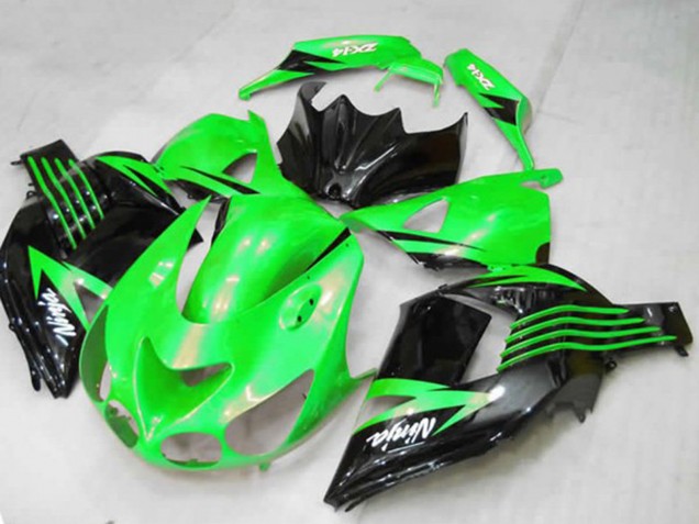 06-11 Citron Vert ZX14R Carénage Moto 06-11 Citron Vert ZX14R Carénage Moto