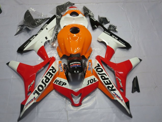 07-08 Blanc Repsol CBR600RR Carénage Moto 07-08 Blanc Repsol CBR600RR Carénage Moto