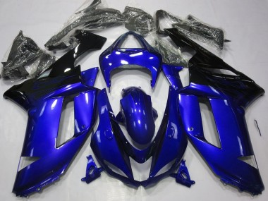 07-08 Bleu Brillant & Noir ZX6R Carénage Moto