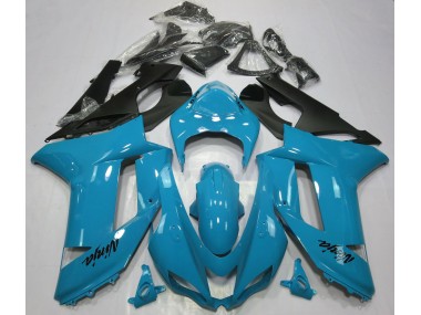 07-08 Bleu Clair Brillant ZX6R Carénage Moto