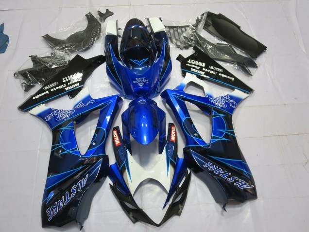 07-08 Bleu & Noir Corona GSXR 1000 Carénage Moto 07-08 Bleu & Noir Corona GSXR 1000 Carénage Moto