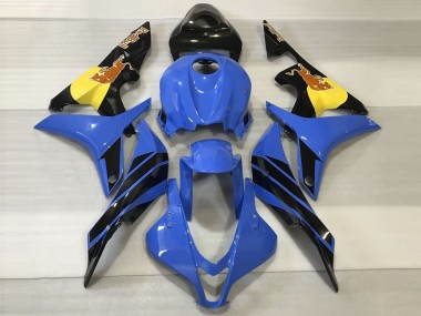 07-08 Bleu & Orange Taureau CBR600RR Carénage Moto