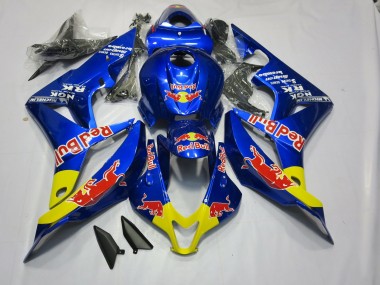 07-08 Bleu Rouge Foncé Taureau CBR600RR Carénage Moto