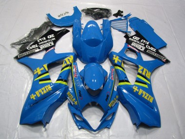 07-08 Bleu Vif Rizla GSXR 1000 Carénage Moto