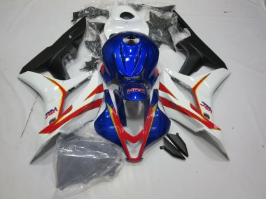 07-08 Blu Intenso Bianco E Rosso HRC CBR600RR Carénage Moto