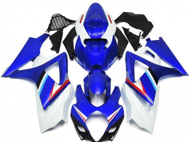 07-08 Brillant Bleu & Blanc GSXR 1000 Carénage Moto
