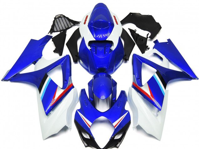 07-08 Brillant Bleu & Blanc GSXR 1000 Carénage Moto 07-08 Brillant Bleu & Blanc GSXR 1000 Carénage Moto