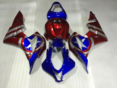07-08 Capitaine Amérique CBR600RR Carénage Moto