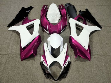07-08 Conception Personnalisée Rose GSXR 1000 Carénage Moto