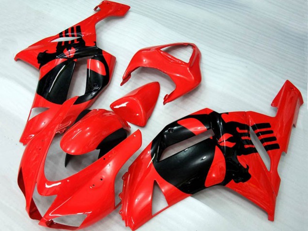 07-08 Crane Rouge ZX6R Carénage Moto 07-08 Crane Rouge ZX6R Carénage Moto