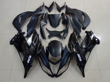 07-08 Logo 636 Noir Brillant ZX6R Carénage Moto