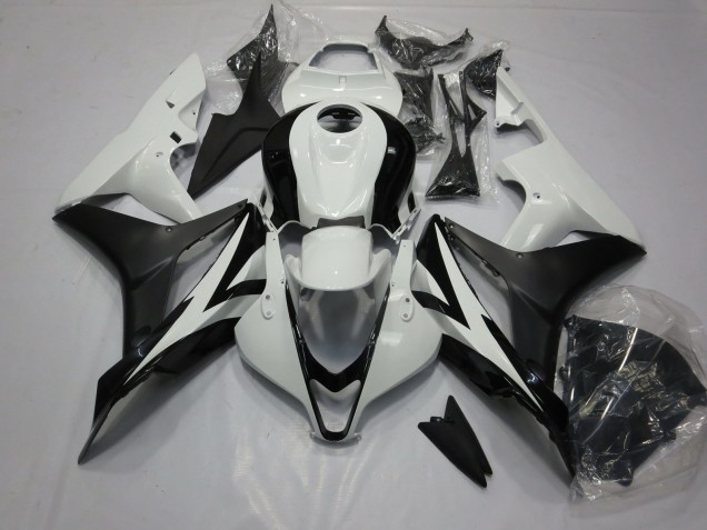 07-08 Nettoyer Le Noir & Le Blanc CBR600RR Carénage Moto 07-08 Nettoyer Le Noir & Le Blanc CBR600RR Carénage Moto