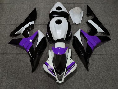 07-08 Noir Blanc & Violet CBR600RR Carénage Moto